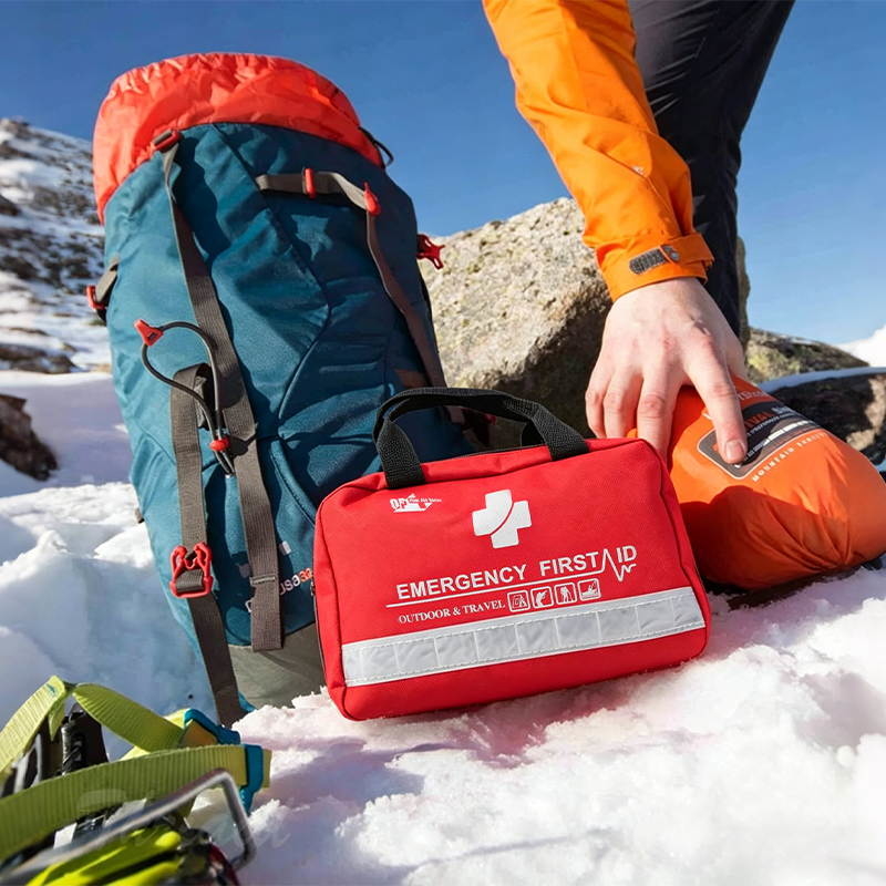 First Aid Kit OP207 24pcs CE and FDA Certified Emergency Medical Kit for Travel, Car, Home, and Outdoor Safety