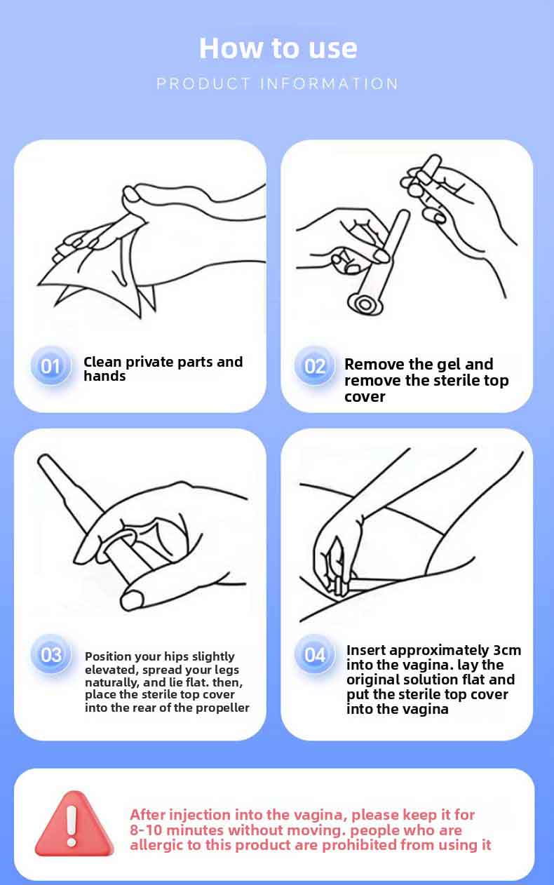 Prevent cervicitis, anti-HPV bioprotein gel: soothing, safe, non-irritating vaginal care, bringing comfort, hygiene and cooling effects to women.