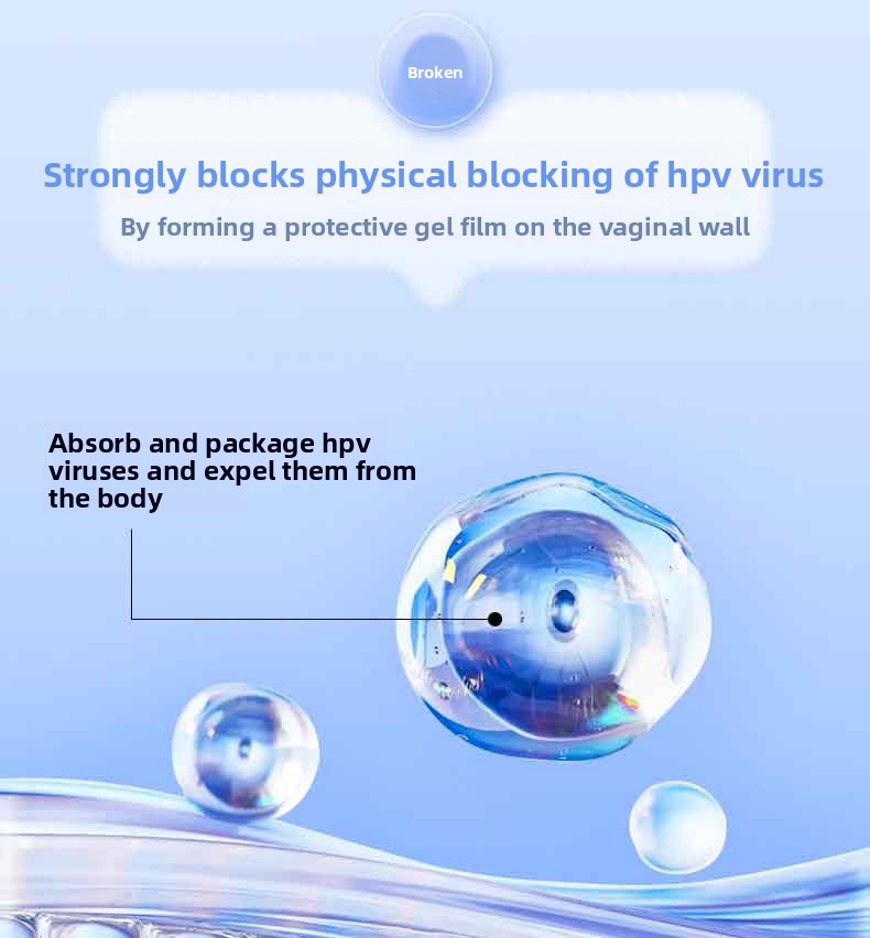 Prevent cervicitis, anti-HPV bioprotein gel: soothing, safe, non-irritating vaginal care, bringing comfort, hygiene and cooling effects to women.