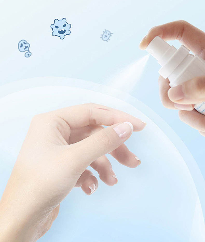 Skin-friendly sterile spray wound dressing for cuts, scrapes, lacerations, and burns. 30-second curing film, waterproof and quick-drying, for medical wound dressings for home use.