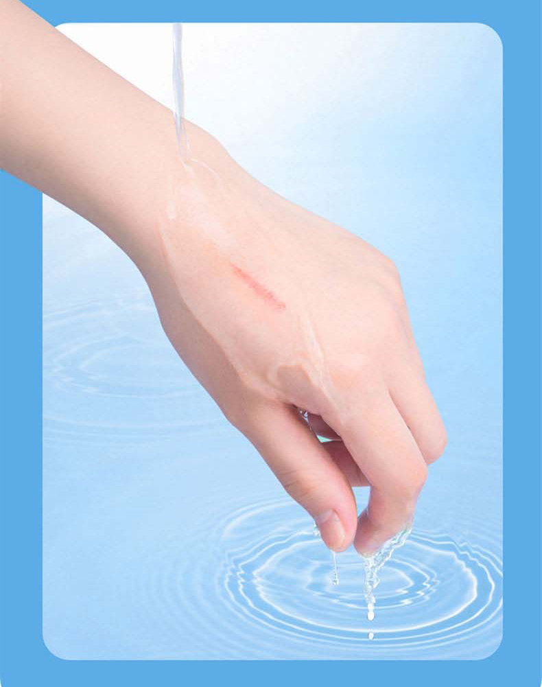 Skin-friendly sterile spray wound dressing for cuts, scrapes, lacerations, and burns. 30-second curing film, waterproof and quick-drying, for medical wound dressings for home use.