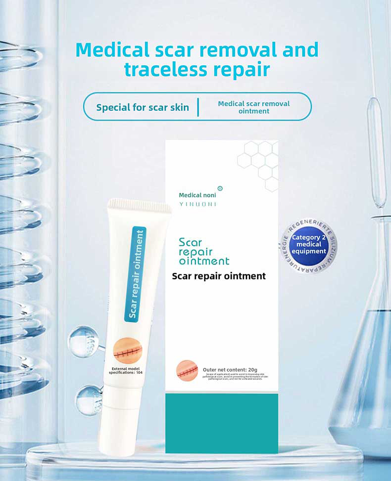 Medical scar repair cream, can repair acne marks/depressed scars/stretch marks/pigmentation scars/surgical scars/burn scars, etc. Hypoallergenic and moisturizing repair!