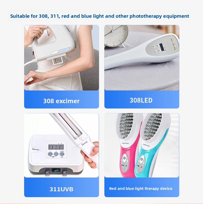 Non-irritating light-guiding gel, comfortable and heat-insulating, hypoallergenic ingredients, skin-friendly and non-greasy!