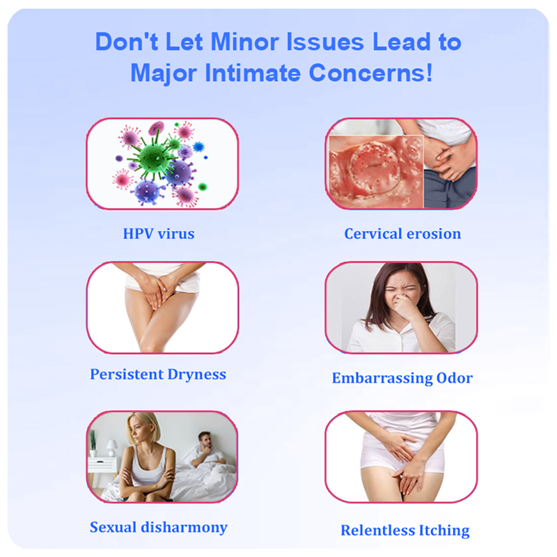 Prevent cervicitis, anti-HPV bioprotein gel: soothing, safe, non-irritating vaginal care, bringing comfort, hygiene and cooling effects to women.