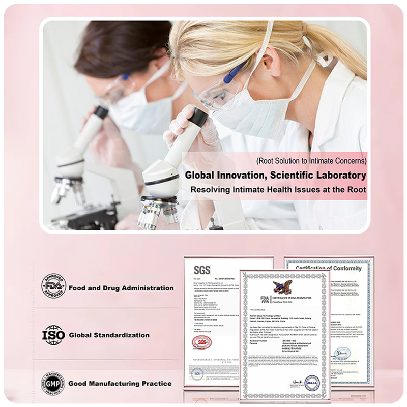 Prevent cervicitis, anti-HPV bioprotein gel: soothing, safe, non-irritating vaginal care, bringing comfort, hygiene and cooling effects to women.