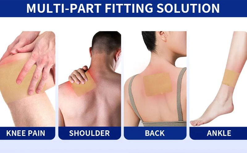 Medical-grade pain relief patch. Promotes local blood circulation, helps reduce inflammation, swelling, and pain. Skin-friendly and breathable!