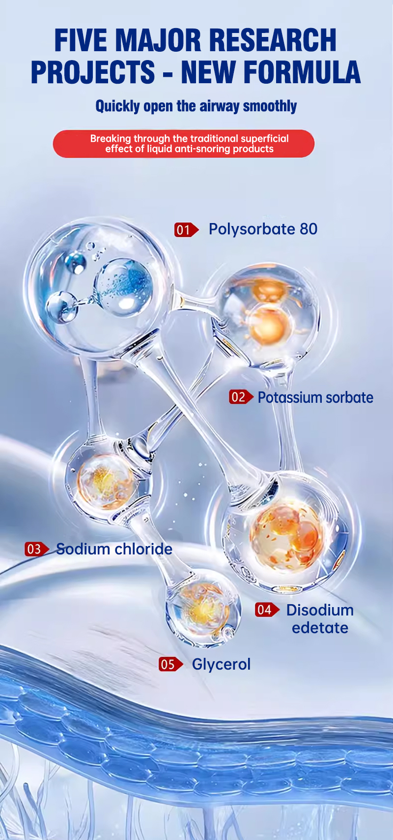 Renhe Liquid Anti-Snoring Device, a magical anti-snoring device that eliminates snoring. Suitable for both men and women!