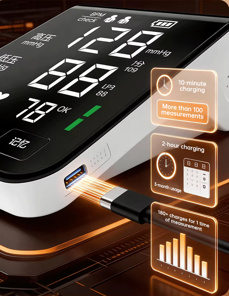 Arm-type electronic blood pressure monitor (Model: B-01A2)