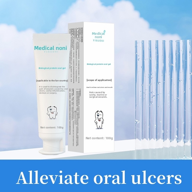 Bioprotein oral gel, applicable to: oral ulcers/inflammation, bleeding gums, relief of surgical wound pain, safe medical grade!