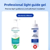Non-irritating light-guiding gel, comfortable and heat-insulating, hypoallergenic ingredients, skin-friendly and non-greasy!
