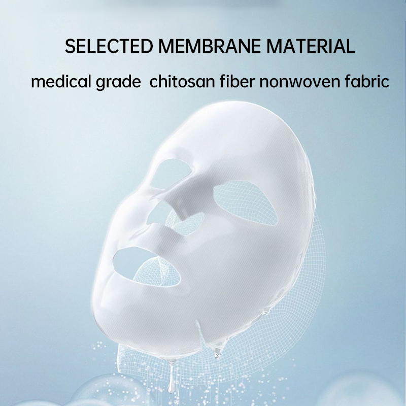 Facial chitosan wound dressing. Hydrating and moisturizing mask to prevent skin aging (5 pieces/box)