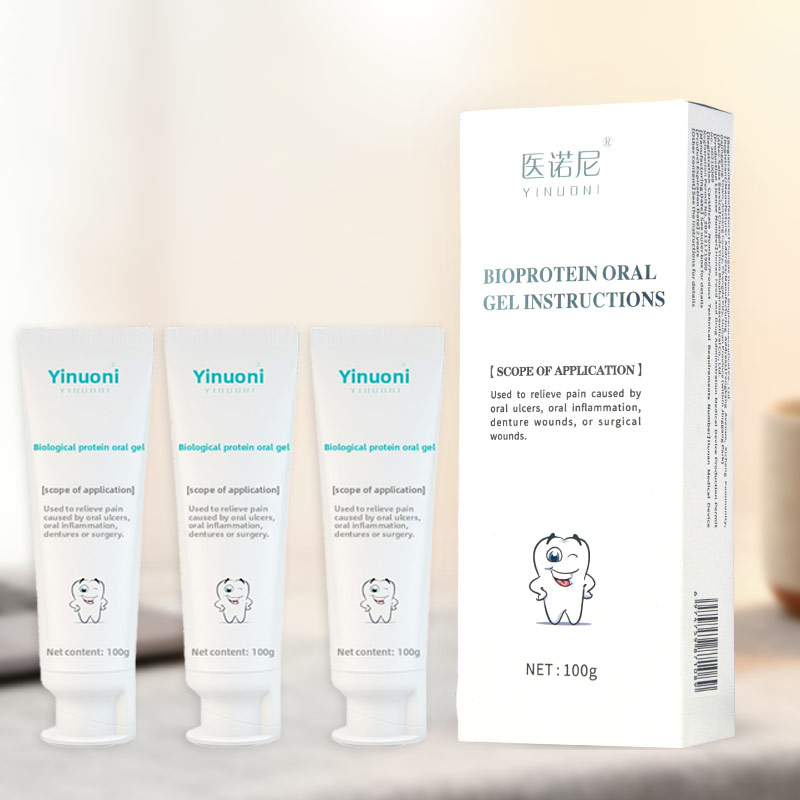 Bioprotein oral gel, applicable to: oral ulcers/inflammation, bleeding gums, relief of surgical wound pain, safe medical grade!