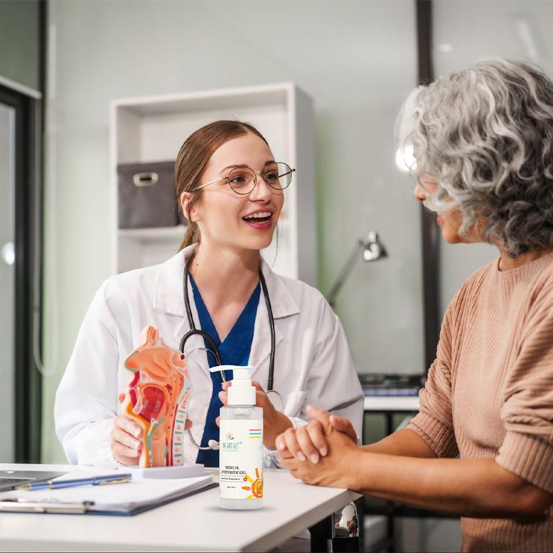 Portable medical antipyretic gel, no additives, no irritation, long-lasting fever reduction. Comfortable and skin-friendly, easy to use.