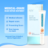 This medical-grade scar repair cream can repair acne scars, atrophic scars, stretch marks, pigmentation scars, surgical scars, burn scars, and more. Suitable for all skin types!