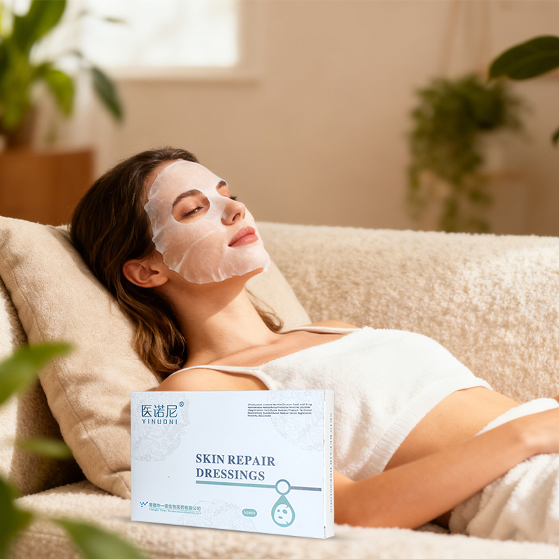 Sterile medical skin care dressings for abrasions/tears, postoperative wound healing and repair (5 dressings/box)