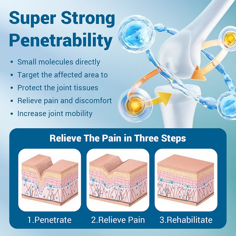 Medical-grade pain relief patch. Promotes local blood circulation, helps reduce inflammation, swelling, and pain. Skin-friendly and breathable!