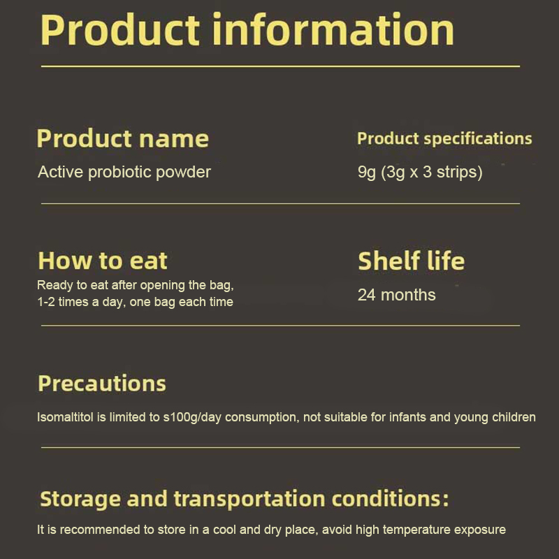 Promotes Alcohol Metabolism Probiotic Complex Relieves Gastrointestinal