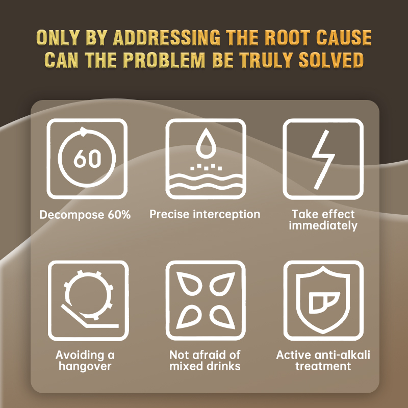 Promotes Alcohol Metabolism Probiotic Complex Relieves Gastrointestinal