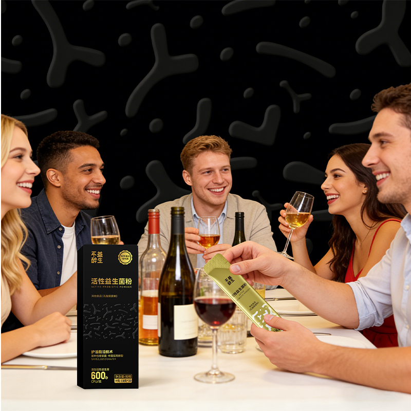 Promotes Alcohol Metabolism Probiotic Complex Relieves Gastrointestinal