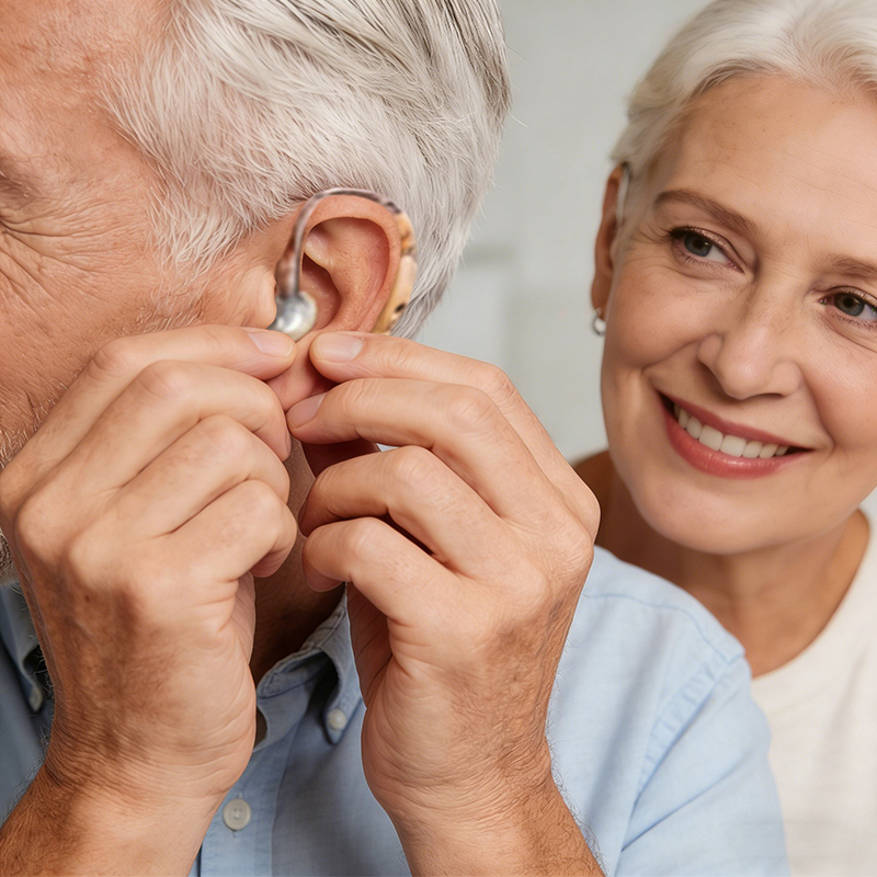 REN HE Medical Behind-the-Ear Hearing Aids. High-quality, genuine, invisible noise-canceling hearing aids designed specifically for elderly people with hearing loss. (✈️Free shipping)