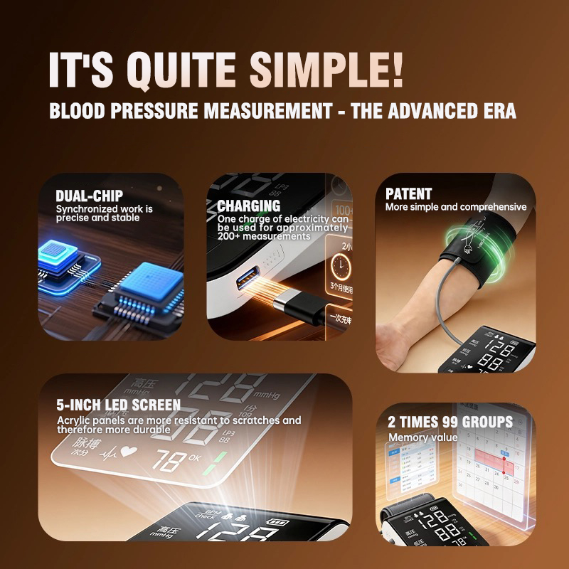 Arm-type electronic blood pressure monitor (Model: B-01A2)