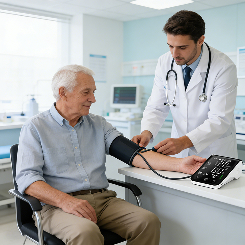 Arm-type electronic blood pressure monitor (Model: B-01A2)