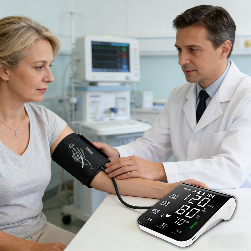 Arm-type electronic blood pressure monitor (Model: B-01A2)
