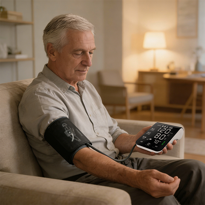 Arm-type electronic blood pressure monitor (Model: B-01A2)