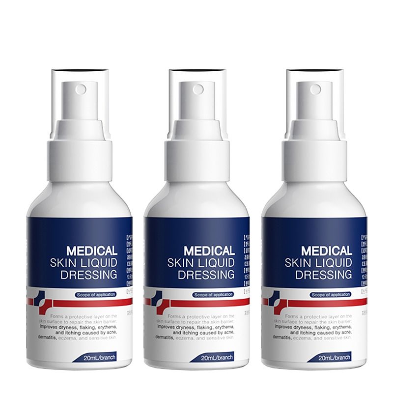 Renhe Medical Eczema Spray. Treats dermatitis, skin erythema, itching, peeling, and acne.