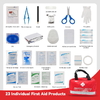 First Aid Kit OP207 24pcs CE and FDA Certified Emergency Medical Kit for Travel, Car, Home, and Outdoor Safety