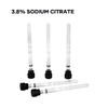 3.8% Sodium Citrate ESR Blood Collection Tubes - PET/Glass
