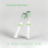 Green Cap Heparin Anticoagulant Tubes for Blood Collection