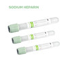 Green Cap Heparin Anticoagulant Tubes for Blood Collection