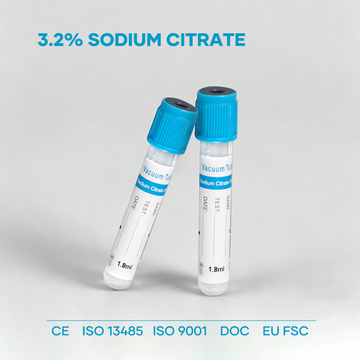 Light Blue Cap 3.2% Sodium Citrate PT Tube for Coagulation Test PET Plastic or Glass