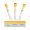 Yellow Cap Gel and Clot Activator Tube for Clinical Biochemistry PET Plastic or Glass
