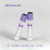 Purple Cap EDTA K2 K3 Blood Collection Tubes for Hematology